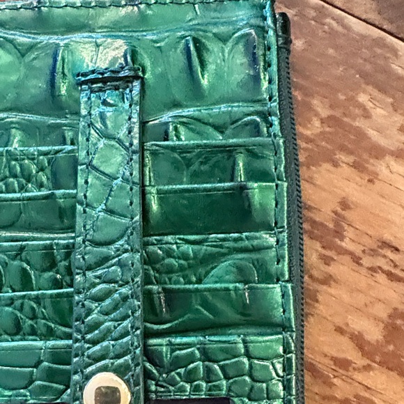 Brahmin Emerald Croc Embossed Wallet - Picture 3 of 4